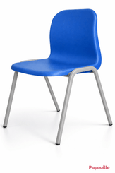 Mobilier - Chaise & fauteuil pour crèche - Chaise empilable clara t2 bleu