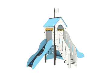 Mobilier - Aire de jeux et structure extérieure - Structure de jeux Mer Tonnerre - Fixations courtes