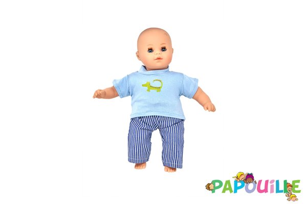 Jouets - Poupons, Peluches et Accessoires - Poupon corps mou sans cheveux 30cm blanc