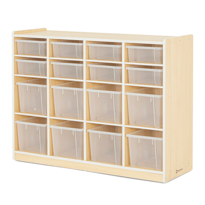 Mobilier - Meuble de rangement scolaire - Meuble de rangement 16 bacs - Yuni