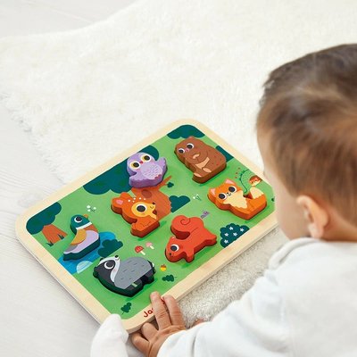 Jeux - Jeux Éducatifs et Puzzle - Puzzle Animaux de la Forêt 7 pièces
