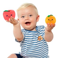 Jouets - Jouets d'Imitation et d'Imagination - 5 Fruits sensoriels souples - enfants et seniors -