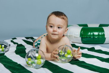 Motricité - Eveil Sensoriels et Tactiles - Boule sensorielle - Grenouilles