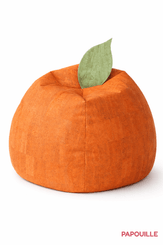 Mobilier - Meuble en mousse et Pouf - Pouf orange en liège