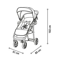 Puériculture - Poussette - Poussette avec siège auto i-size - jusqu'à 22 Kg - GP 0+
