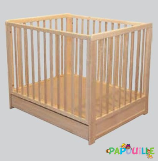 Parc Enfant Pliant Essentiel Hetre Reglable 3 Hauteurs Top Creches Papouille