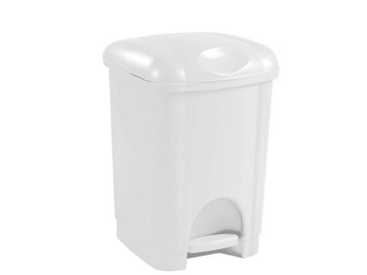 Change - Poubelle à Couches et Recharge - Poubelle à pédale Blanc Couvercle gris - 16 litres