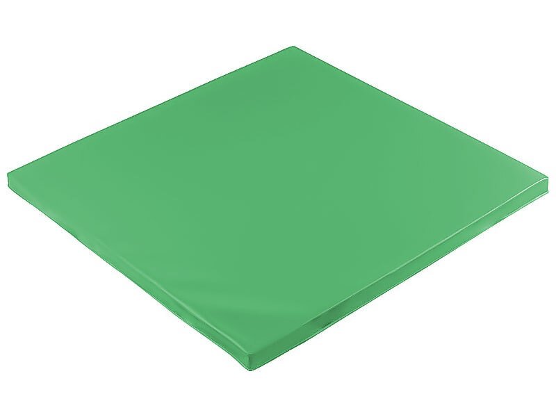 Tapis carré d'évolution en mousse pvc 130x130x2cm vert