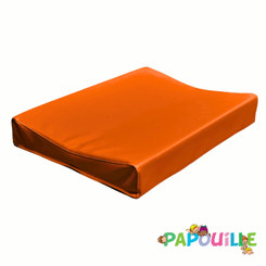 Change - Matelas à Langer - Matelas à langer incurvé galbé 50 x 70 cm en mousse pvc orange