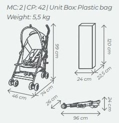 Puériculture - Poussette - Poussette 1 place - jusqu'à 15 Kg
