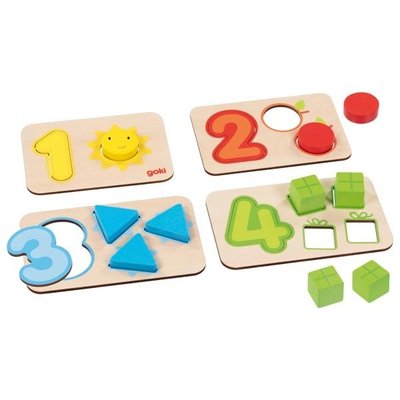 Jeux - Jeux Éducatifs et Puzzle - DE // Puzzle Chiffres et associations d'images