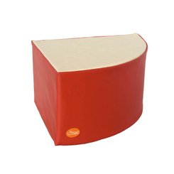 Mobilier - Meuble en mousse et Pouf - Pouf triangle en mousse imperméable assise de 30 cm rouge