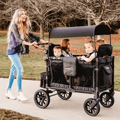 Puériculture - Poussette - Poussette wagon 4 places Luxe - 6 mois +