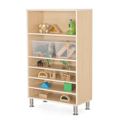 Mobilier - Meuble de rangement scolaire - Armoire de rangement 6 cases avec pieds réglables - Pam