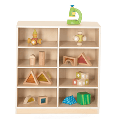 Mobilier - Meuble de rangement scolaire - Meuble de rangement 8 casiers 79 x 80 cm - Lili