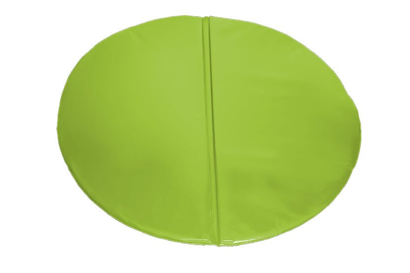 Tapis d'évolution en mousse pvc pliant ø 150x3cm pistache