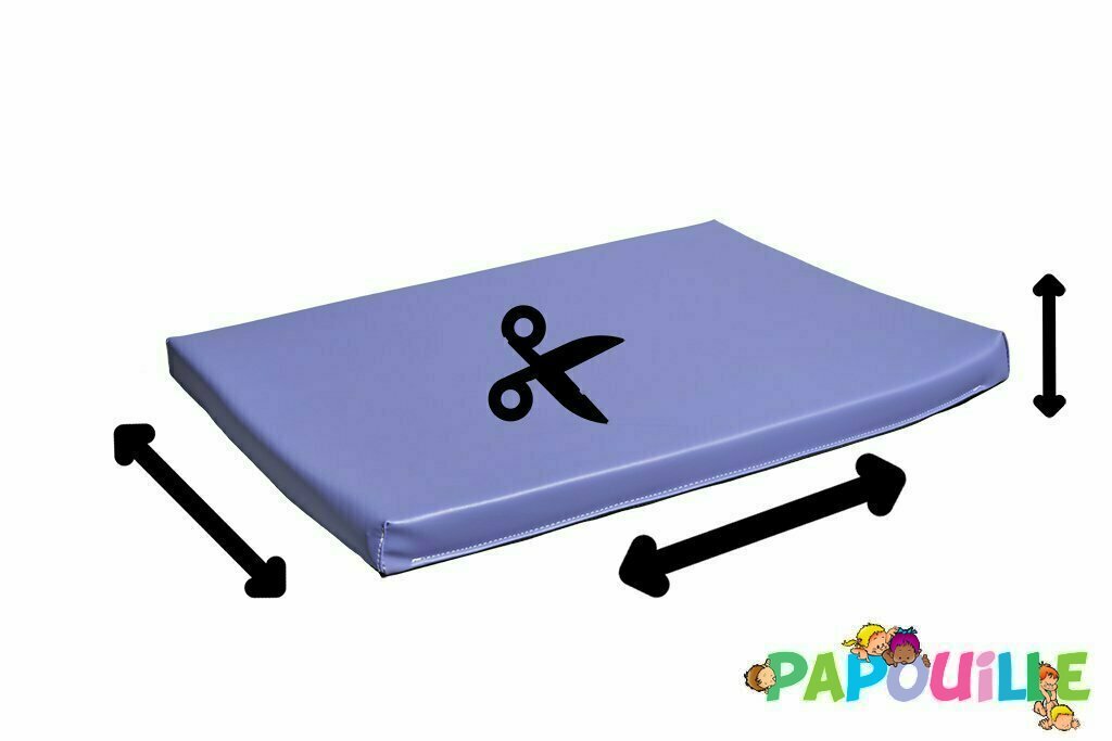 Matelas plat ep 4cm sur mesure malouine