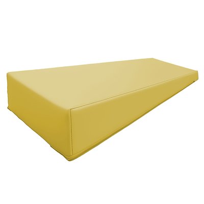 Motricité - Module de Motricité Bébé - Module trapèze en mousse pvc h.23cm jaune