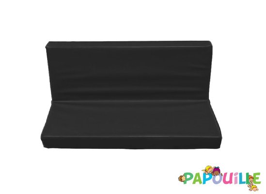 Mobilier - Meuble en mousse et Pouf - Banquette ras de sol sans armature noir