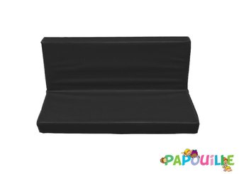 Mobilier - Meuble en mousse et Pouf - Banquette ras de sol sans armature noir
