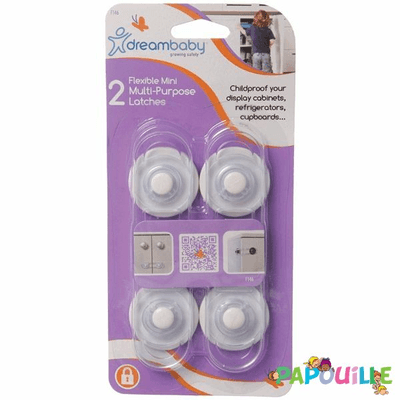Médical et Prévention - Protection et Sécurité (EPI) - 2 loquets multi-surfaces de sécurité