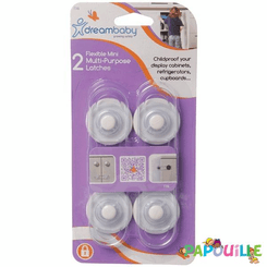 Médical et Prévention - Protection et Sécurité (EPI) - 2 loquets multi-surfaces de sécurité