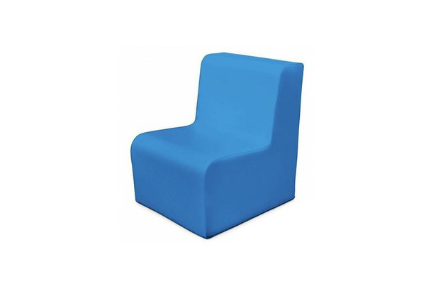 Mobilier - Meuble en mousse et Pouf - Chauffeuse droite 17 cm turquoise