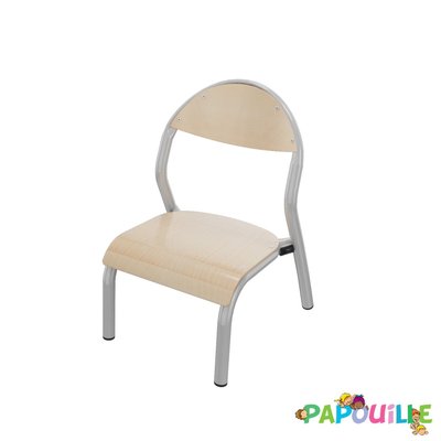 Mobilier - Chaise & fauteuil pour crèche - Chaise en bois et métal T0 spéciale collectivité