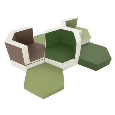 Mobilier - Espace bébé et rassemblement - Set de canapés héxagonaux