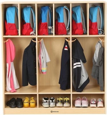 Mobilier - Banc vestiaire & Porte Manteaux - Vestiaire pour 6 personnes
