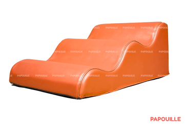 Motricité - Module de Motricité Bébé - Module petite vague marée en mousse pvc h.23 orange