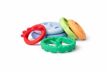 Jouets - Jouets à Empiler ou à Encastrer - Tour à empiler Arc-en-ciel - Little L