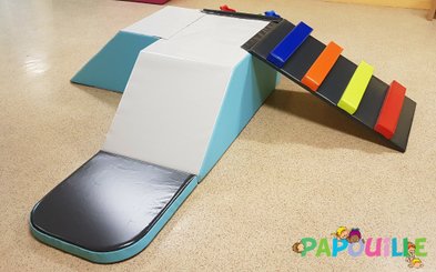 Motricité - Parcours de Motricité Maternelle - Parcours de motricité 4 en 1