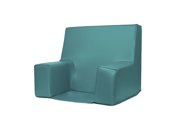 Mobilier - Meuble en mousse et Pouf - Fauteuil enfant en mousse pvc h.40 bleu canard