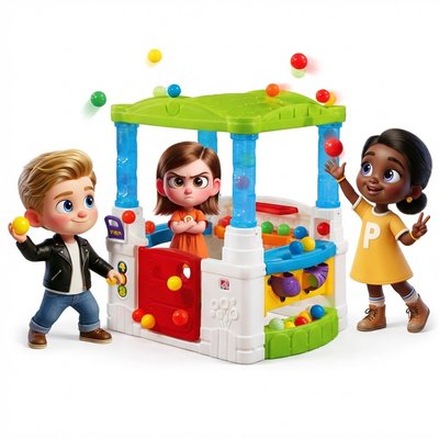 Mobilier - Cabane enfant - Maisonnette fun ball