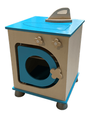 Mobilier - Mobilier de jeux d'imitation - Bloc pour lingerie imitation lave-linge en bois