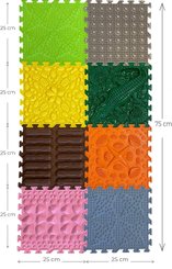 Motricité - Eveil Sensoriels et Tactiles - Tapis puzzle sensoriel crocodile