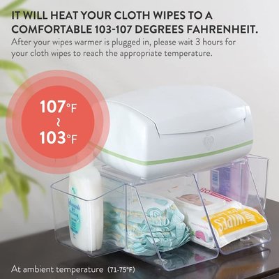 Change - Poubelle à Couches et Recharge - DE // Chauffe-lingettes réutilisables pour bébé