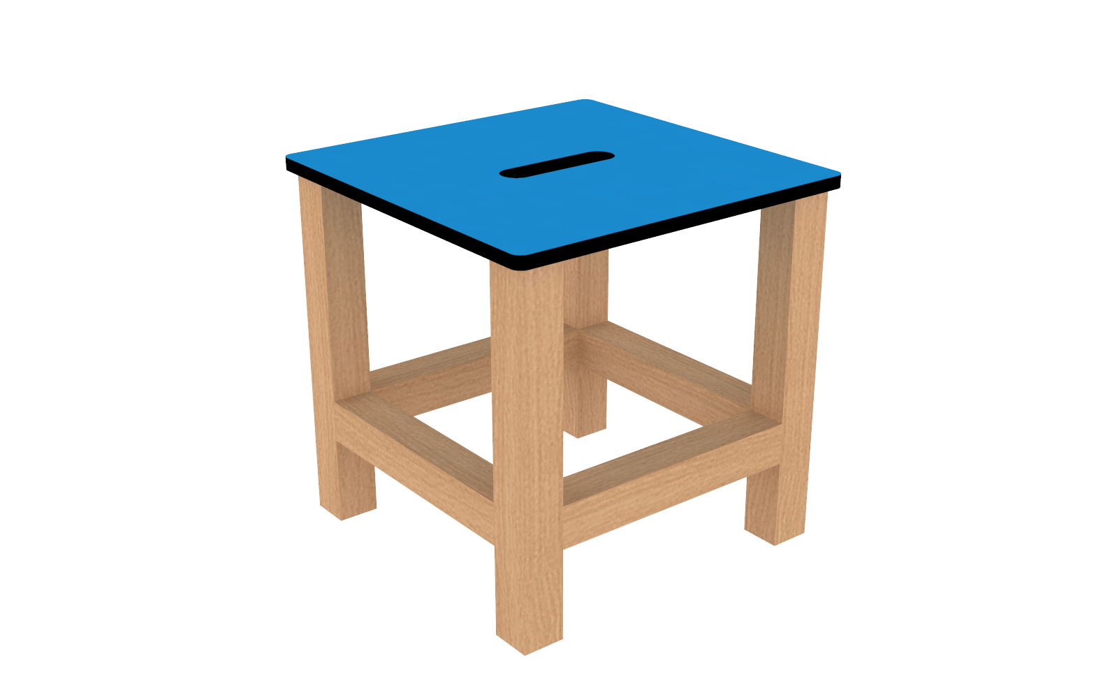 Tabouret - T3 - Bleu