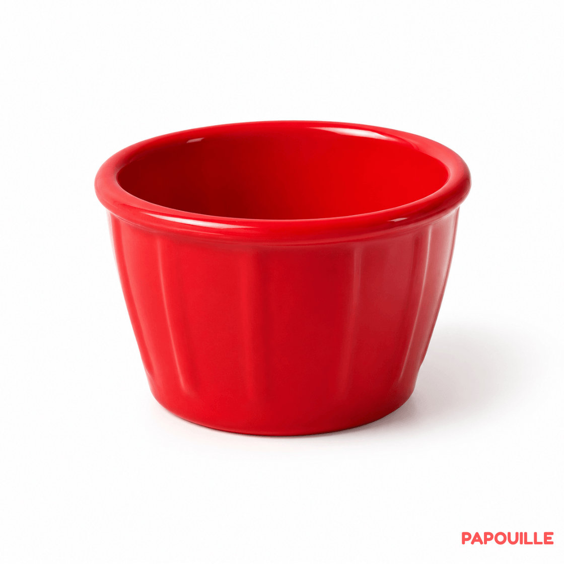 Coupe à compote en mélamine rouge