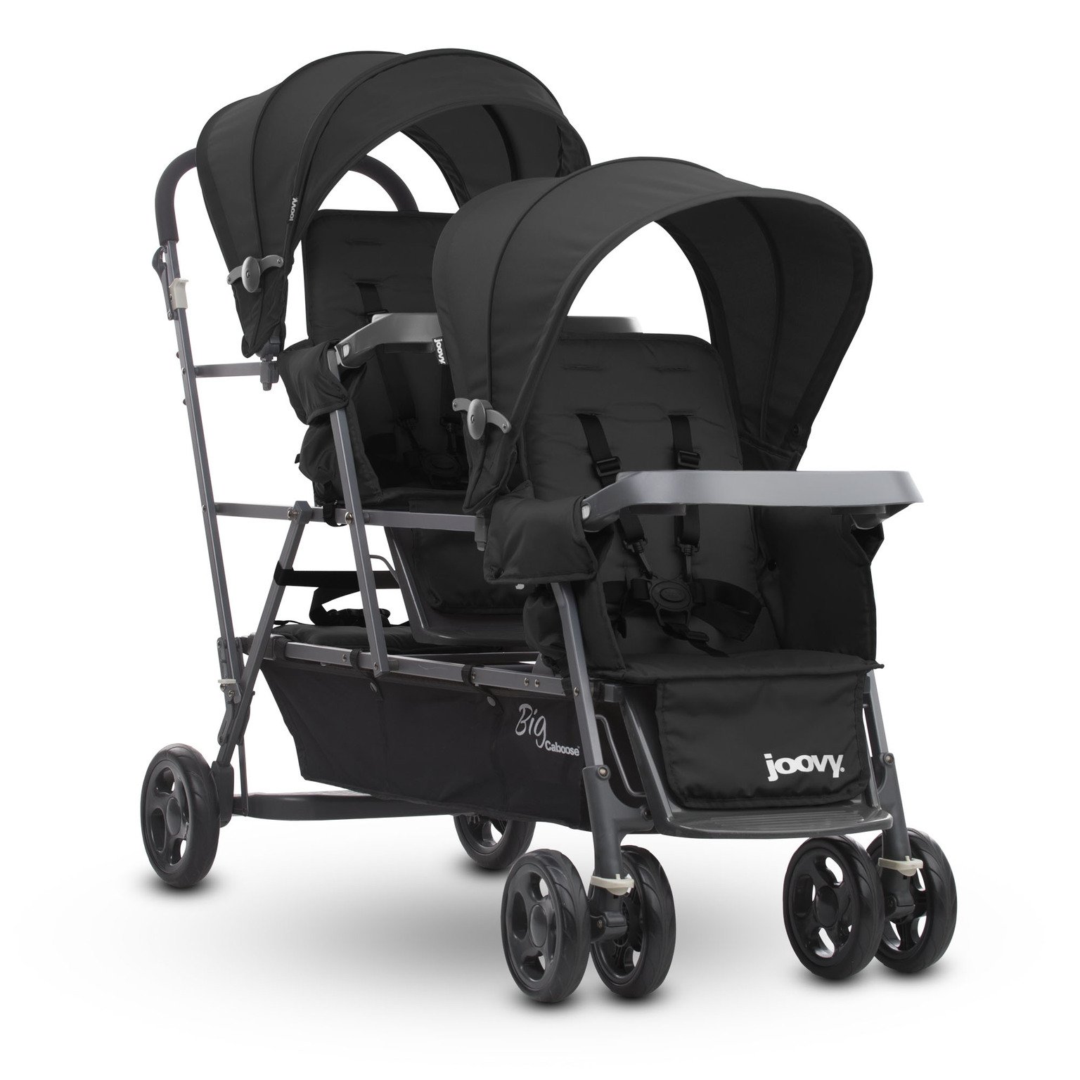 Poussette triple big caboose - black Joovy