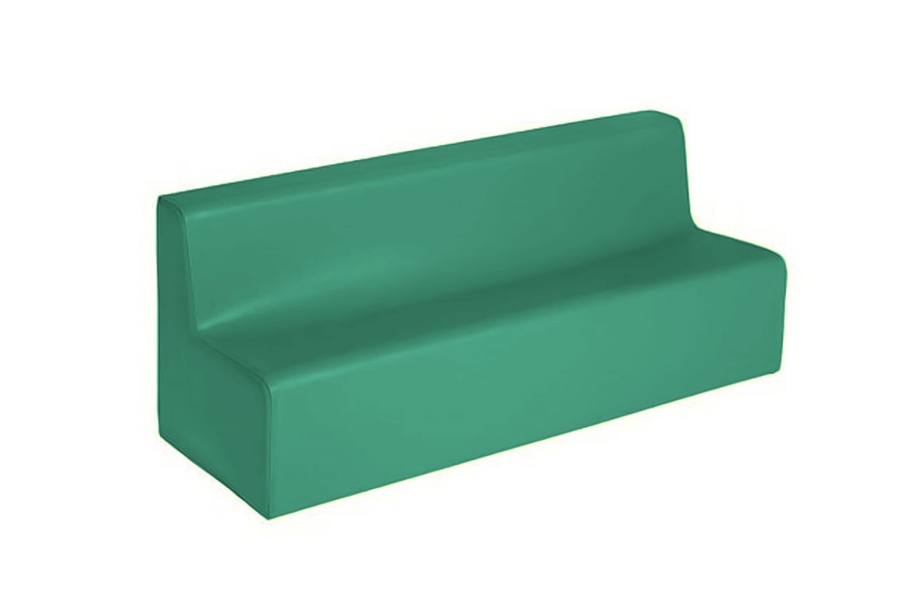 Banquette 2 ou 3 places 32cm bleu canard