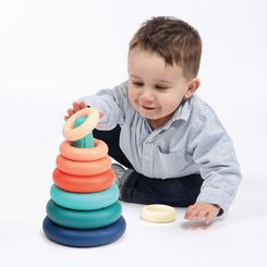 Jouets - Jouets à Empiler ou à Encastrer - Pyramide anneaux