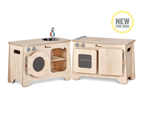 Mobilier - Mobilier de jeux d'imitation - Ensemble de cuisine - 4 en 1 