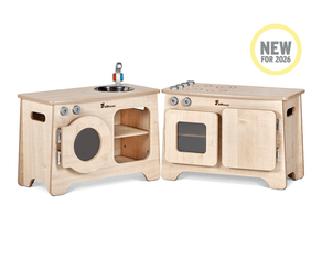 Mobilier - Mobilier de jeux d'imitation - Ensemble de cuisine - 4 en 1 