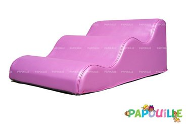 Motricité - Module de Motricité Bébé - Module petite vague marée en mousse pvc h.23 rose