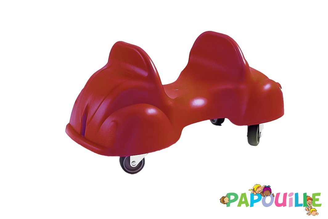 Rollercar porteur voiture rouge