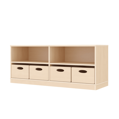 Mobilier - Meuble de rangement scolaire - Meuble de rangement 4 casiers - Meli