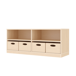 Mobilier - Meuble de rangement scolaire - Meuble de rangement 4 casiers - Meli