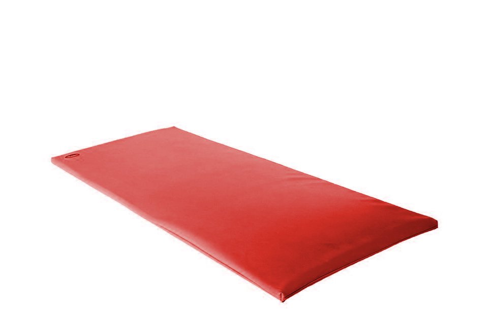 Tapis de gymnastique en mousse pvc 200x50x2cm Rouge